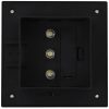 Outdoor Solar Lamps LED Square 12 cm – Black, 12