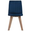 Dining Chairs Velvet – Blue, 2