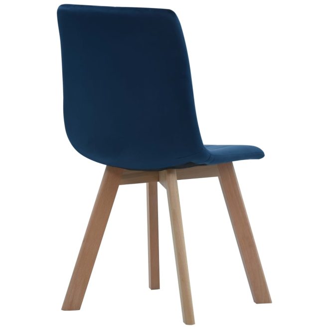 Dining Chairs Velvet – Blue, 2