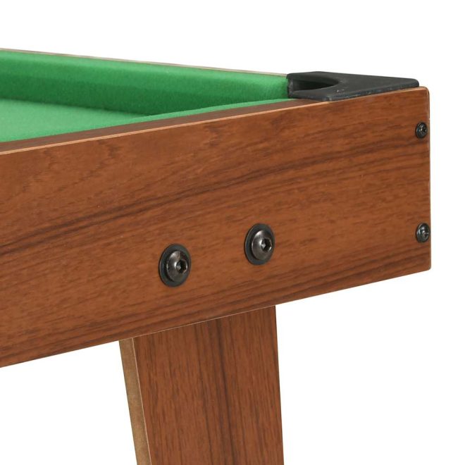 3 Feet Mini Pool Table 92x52x19 cm – Brown and Green