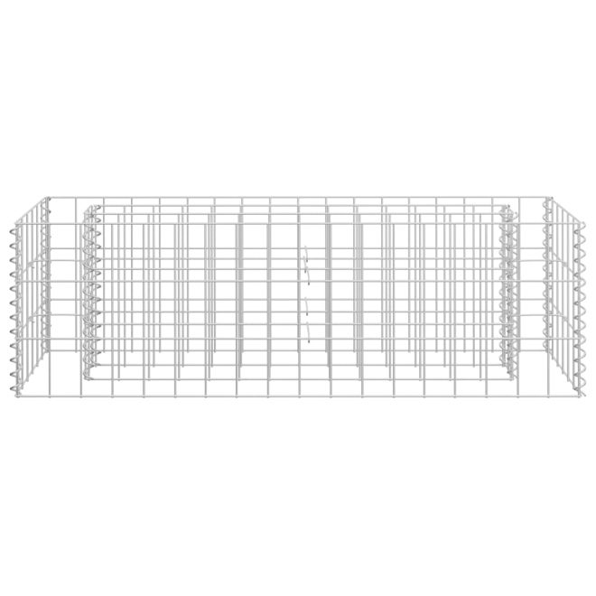 Gabion Raised Bed Galvanised Steel – 90x30x30 cm