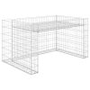 Lawn Mower Garage with Raised Bed 110x80x60 cm Steel Wire