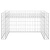 Lawn Mower Garage with Raised Bed 110x80x60 cm Steel Wire