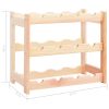 Wine Rack for Bottles Solid Wood Pine – 12