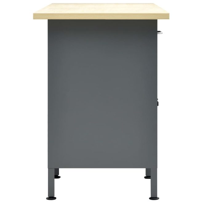 Workbench Black 160x60x85 cm Steel