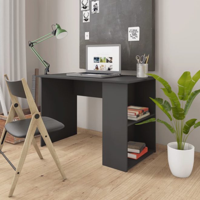 Desk 110x60x73 cm Engineered Wood – Grey