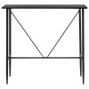 Bar Table 120x60x110 cm MDF – Black