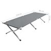 Camping Bed – Grey