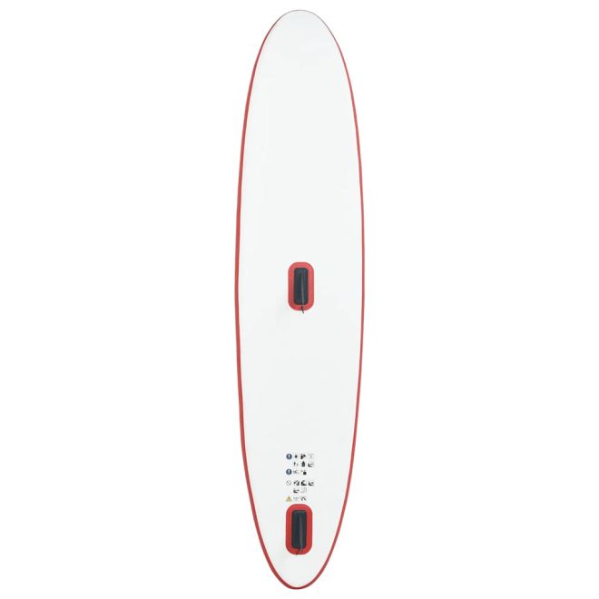 Inflatable Stand Up Paddleboard with Sail Set – Red