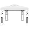 Gazebo with Double Roof 3×4 m – White