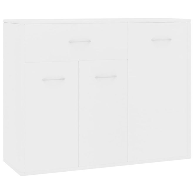 Sideboard 88x30x70 cm Engineered Wood – White