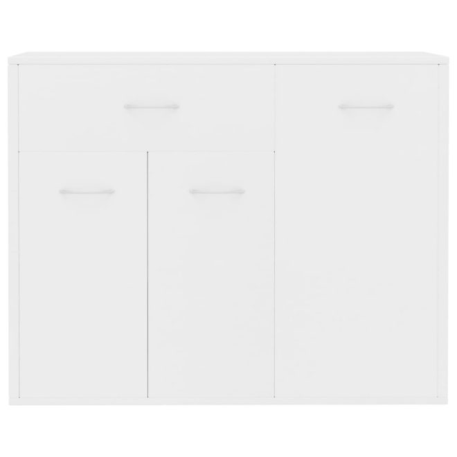 Sideboard 88x30x70 cm Engineered Wood – White