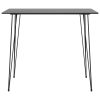 Bar Table 120x60x105 cm – Black