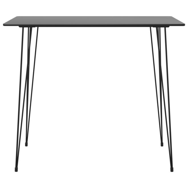 Bar Table 120x60x105 cm – Black