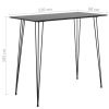 Bar Table 120x60x105 cm – Black