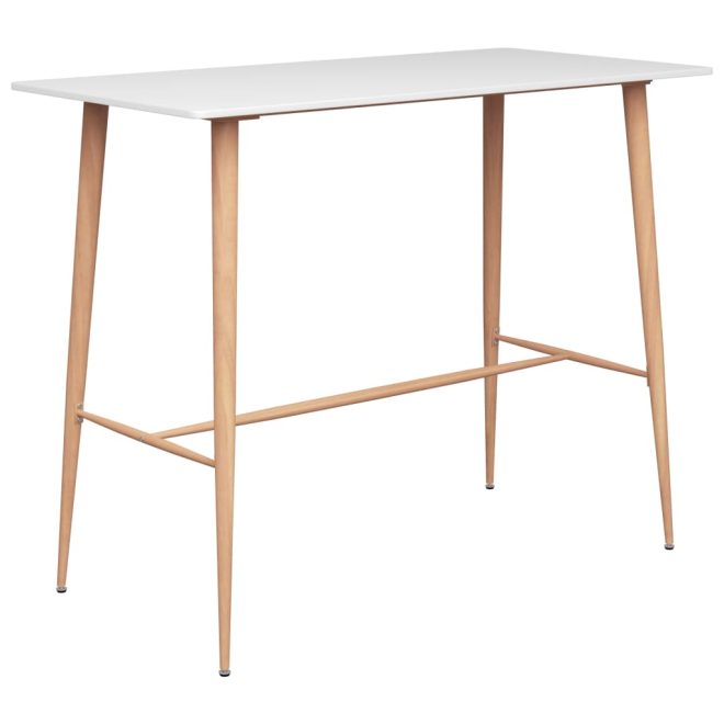 Bar Table 120x60x105 cm – White