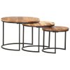 Nesting Tables 3 pcs – Solid Acacia Wood