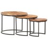 Nesting Tables 3 pcs – Solid Acacia Wood