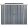 Garden Shed 195x198x159 cm Galvanised Steel – Grey