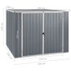 Garden Shed 195x198x159 cm Galvanised Steel – Grey