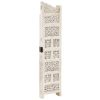 Carneys Hand carved 4-Panel Room Divider 160×165 cm Solid Mango Wood – White