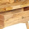 Hiawatha Bedside Cabinet 65x35x60 cm Solid Mango Wood