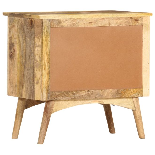 Hiawatha Bedside Cabinet 65x35x60 cm Solid Mango Wood