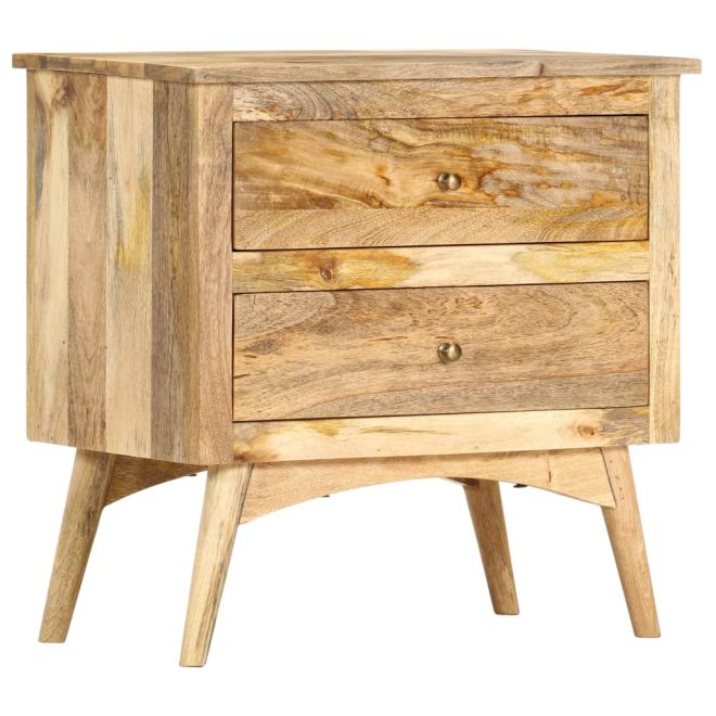 Hiawatha Bedside Cabinet 65x35x60 cm Solid Mango Wood