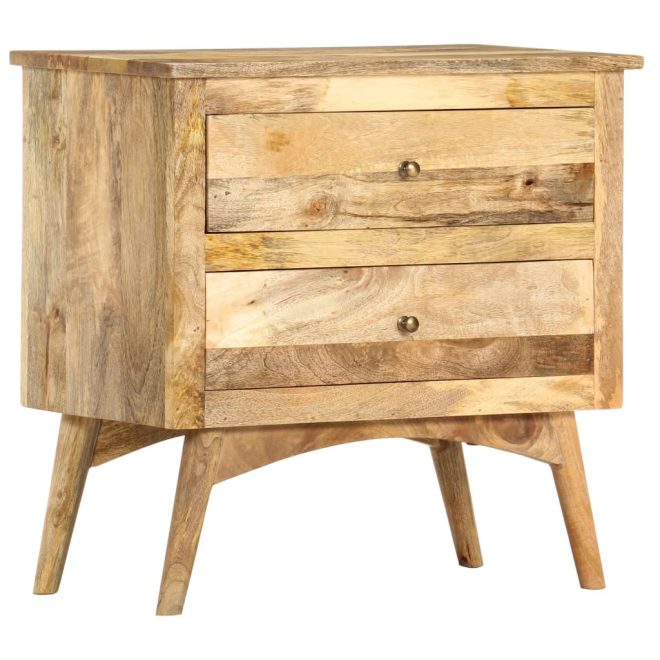 Hiawatha Bedside Cabinet 65x35x60 cm Solid Mango Wood