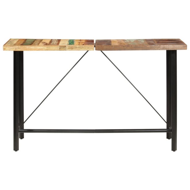 Bar Table 180x70x107 cm – Solid Reclaimed Wood