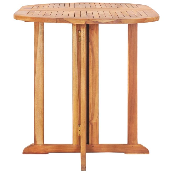 Folding Butterfly Garden Table Solid Teak Wood – 120x70x75 cm