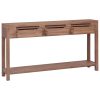 Console Table 145x30x80 cm Solid Teak Wood