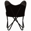 Butterfly Chairs Kids Size Real Leather – Black, 2