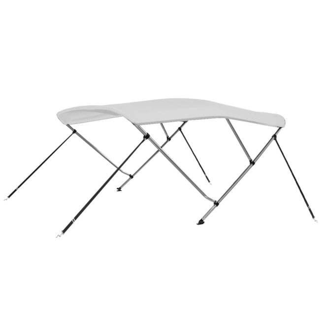 3 Bow Bimini Top – 183x140x137 cm, White