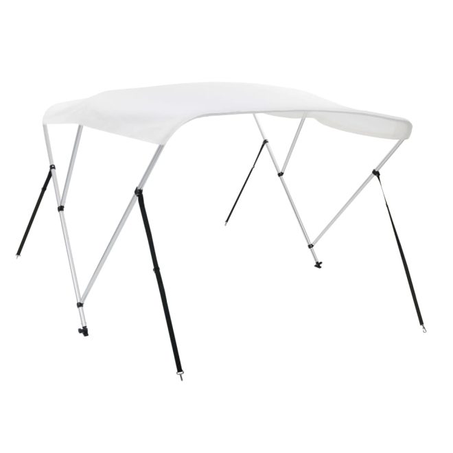 3 Bow Bimini Top – 183x140x137 cm, White