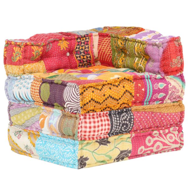 Kanpi Modular Pouffe Fabric – Patchwork