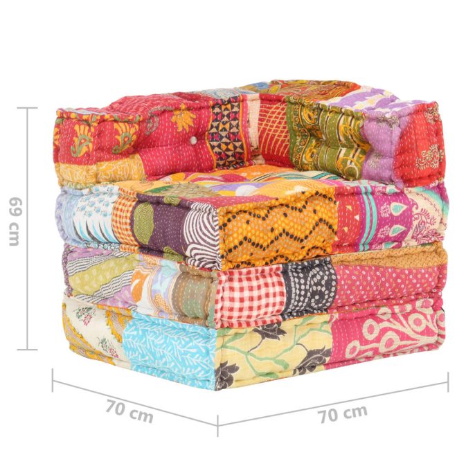 Kanpi Modular Pouffe Fabric – Patchwork