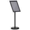 Pedestal Poster Stand Aluminium Alloy – A3, Black