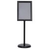 Pedestal Poster Stand Aluminium Alloy – A3, Black