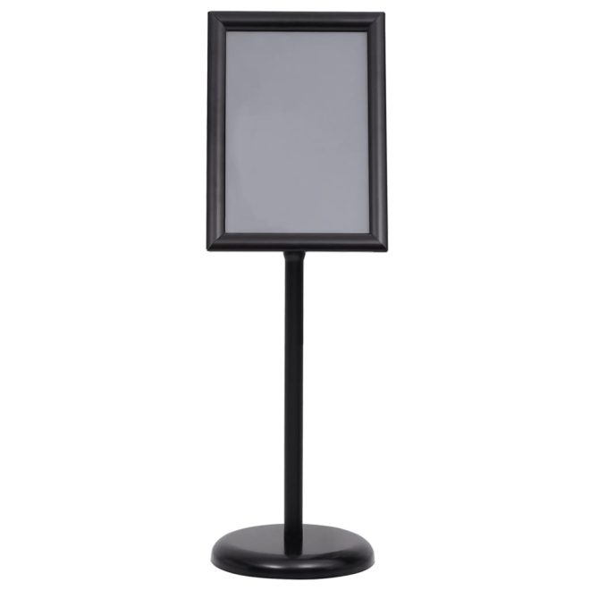 Pedestal Poster Stand Aluminium Alloy – A3, Black