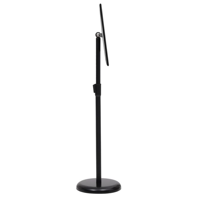 Pedestal Poster Stand Aluminium Alloy – A3, Black