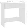 Desk 80x40x75 cm Engineered Wood – White