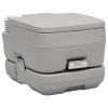 Portable Camping Toilet Grey – 10 + 10 l