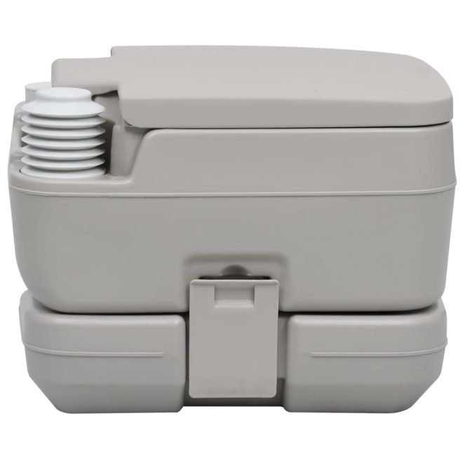 Portable Camping Toilet Grey – 10 + 10 l