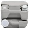 Portable Camping Toilet Grey – 10 + 10 l