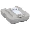 Portable Camping Toilet Grey – 10 + 10 l