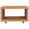 Coffee Table Solid Teak Wood – 80x80x40 cm