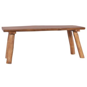 Garden Bench Solid Teak Wood – 120 cm