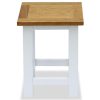 End Tables 2 pcs 27x24x37 cm Solid Oak Wood