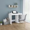 Desk 100x50x76 cm Engineered Wood – White